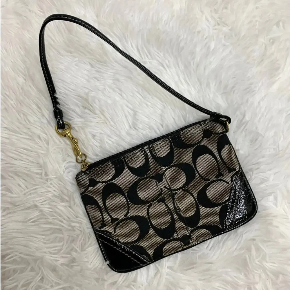 Coach y2k Black Wristlet